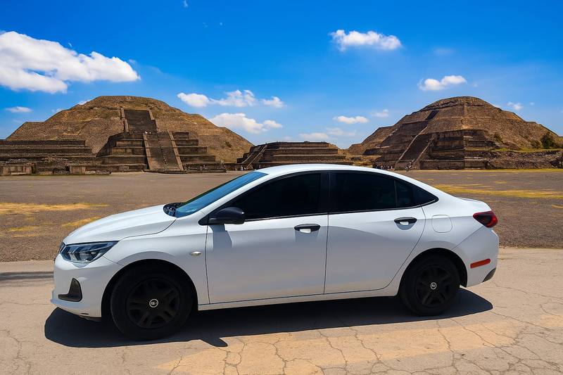 Executive vehicle for private Teotihuacán tour from Mexico City